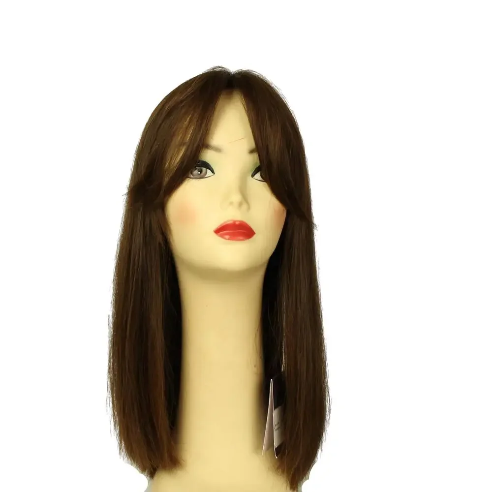 Freeda Wigs Pre-cut Rina Medium Brown Multi-Directional Skin Top Size L